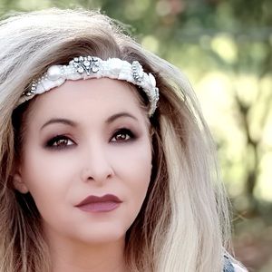 Paris crown, shabby chic hair headband, boho chic